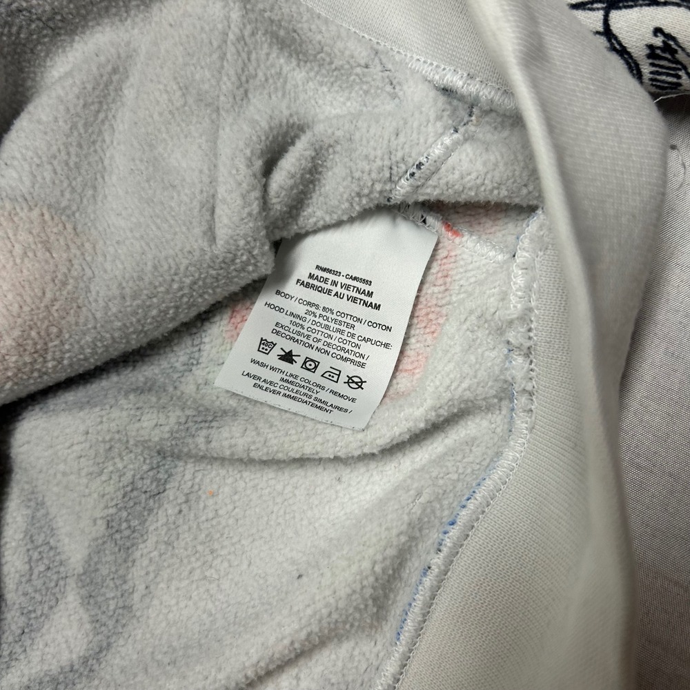 Nike Sportswear Club Sketched Graphic Hoodie Cream FV1921-133 Mens Large - Picture 6 of 11